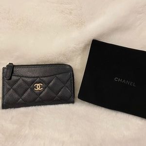 Authentic Chanel compact wallet or card holder